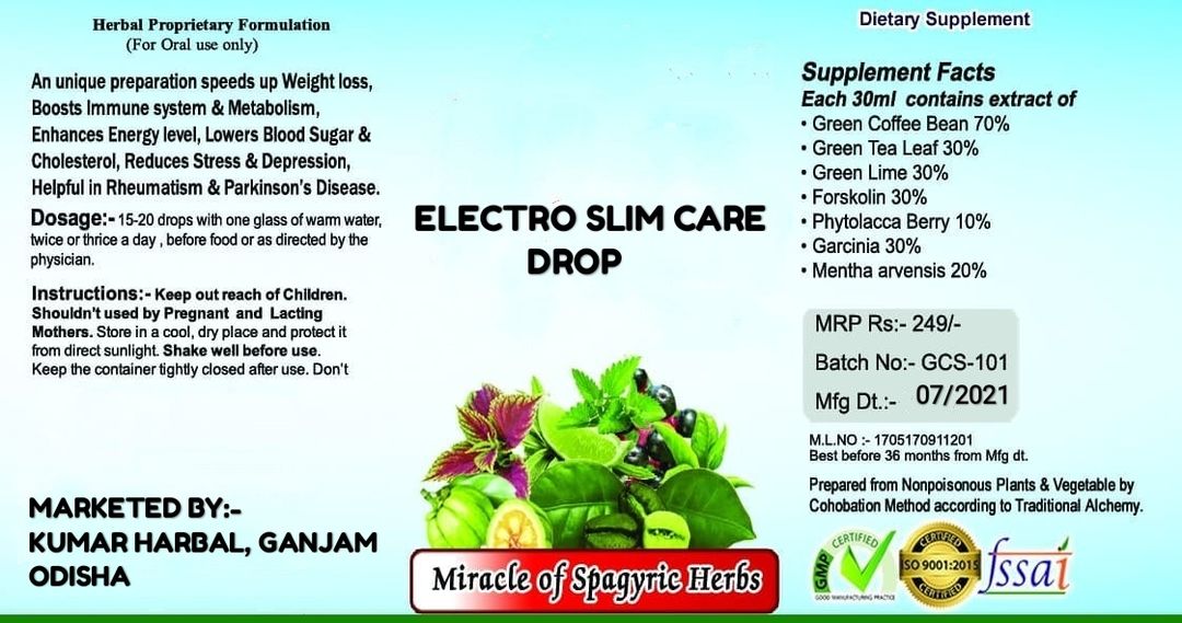 ELECTRO SLIM CURE  uploaded by ELECTRO HOMEOPATHY HERBAL REMEDIES on 8/30/2021