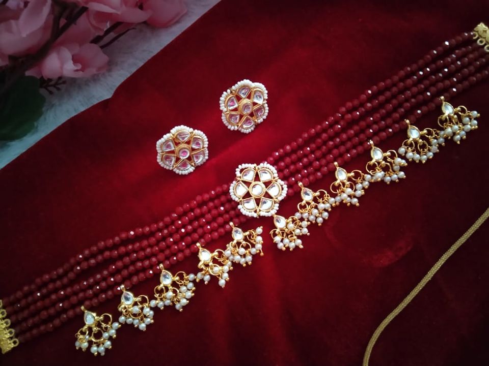 Kundan jewellry uploaded by Tirupati handicrafts on 8/30/2021