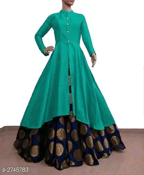 Long kurti with long skirt heavy uploaded by business on 9/4/2020