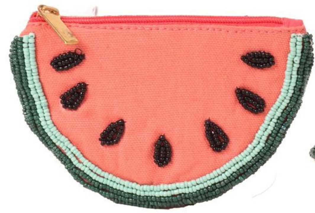 Watermelon Beaded Coin Pouch uploaded by business on 8/30/2021