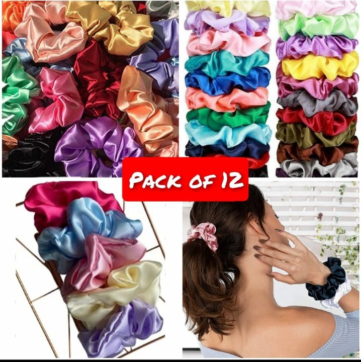 Satin scrunchies  uploaded by business on 8/30/2021