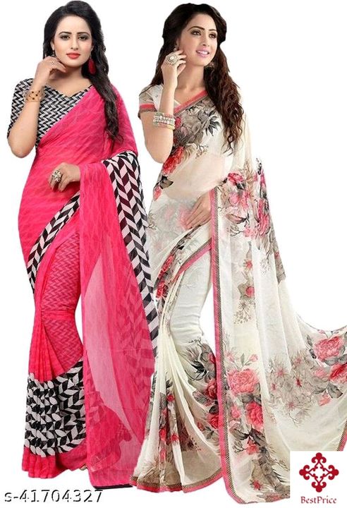 Sarees: Pack of 2 uploaded by business on 8/30/2021