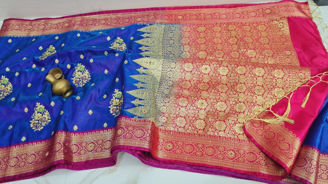 Semi silk saree uploaded by business on 8/30/2021