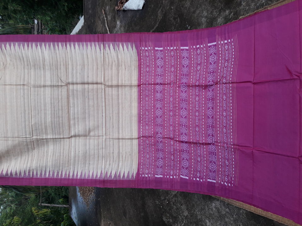 Handloom tussar gicha silk saree with blause  uploaded by business on 8/31/2021