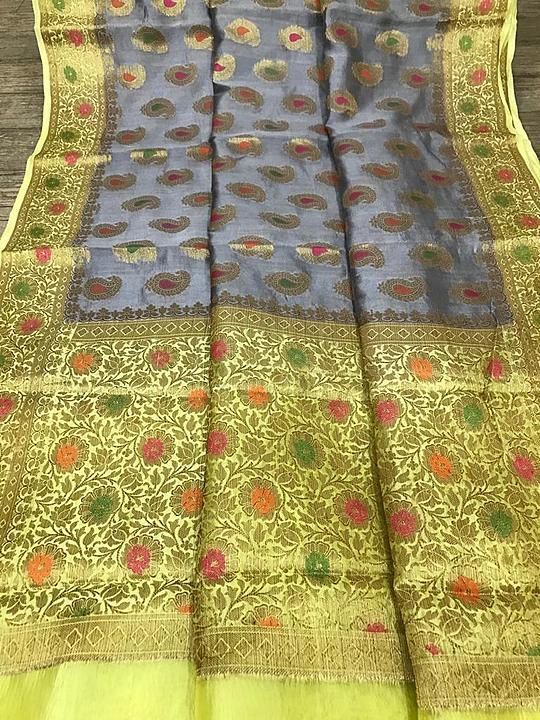 Handloom saree uploaded by business on 9/4/2020