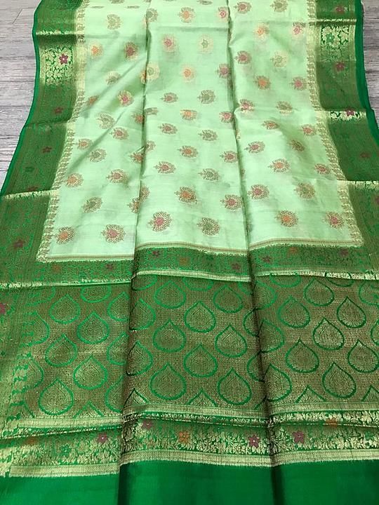 Handloom saree uploaded by business on 9/4/2020