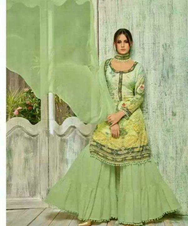 Sharara salwar suit  uploaded by business on 8/31/2021