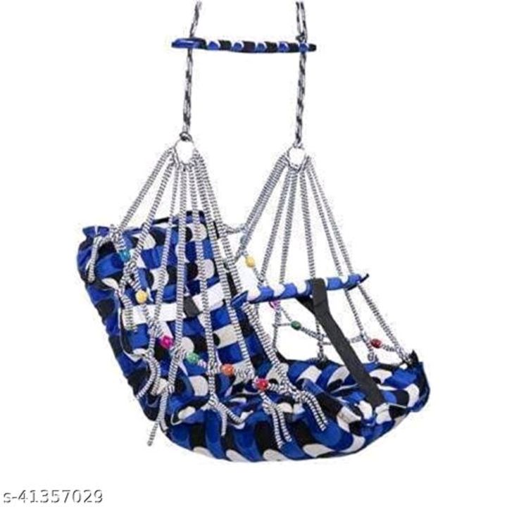 Cotton Swing for Kids, Chair Jhula for 1-3 Years Old Babies with Safety Belt, Washable and Folding J uploaded by Anabiya vastralay on 8/31/2021