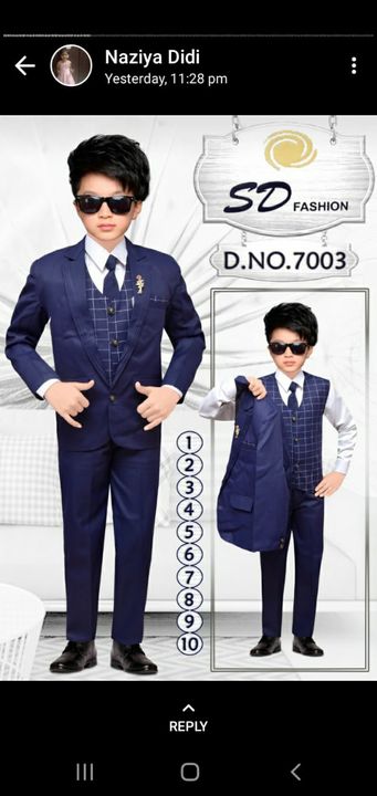 Post image I want 1 Pieces of Kids suits.
Below is the sample image of what I want.