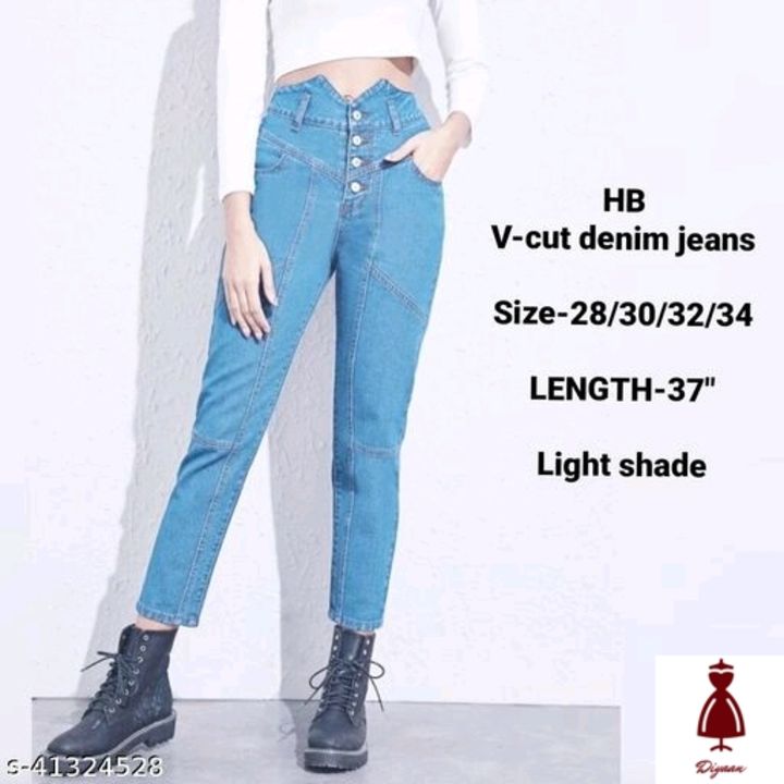 Denim jeans uploaded by @manisha_online_collection on 8/31/2021