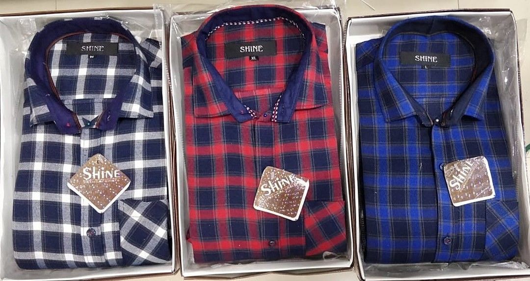 Shine Check Shirts uploaded by Shine Traders on 9/4/2020