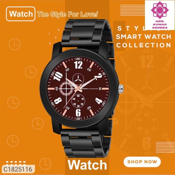 Men's metral stap along watch uploaded by ANIL COLLECTION on 8/31/2021