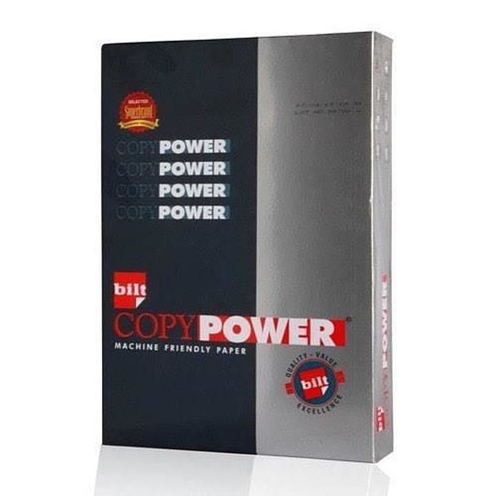 75 gsm
Copy power paper
Best for general copier and office use
10pcs pkt  uploaded by Gayatri stationery mart  on 9/4/2020