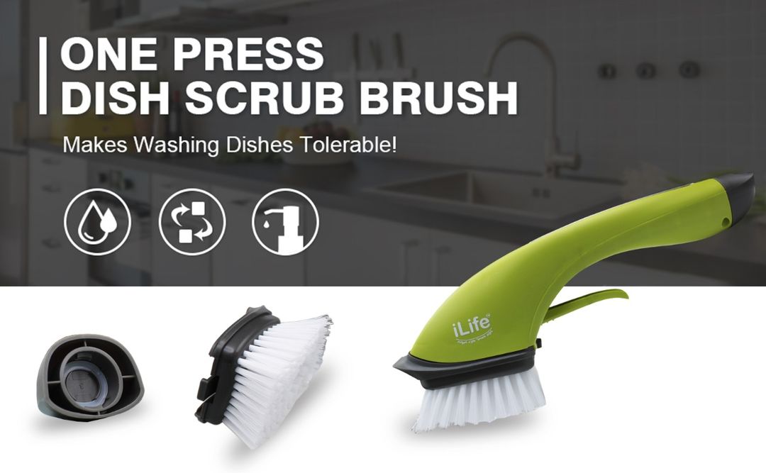 iLife 3-in-1 Heavy Duty Scrub Brush with Soap Dispenser uploaded by ILIFE RETAIL PRIVATE LIMITED on 9/1/2021