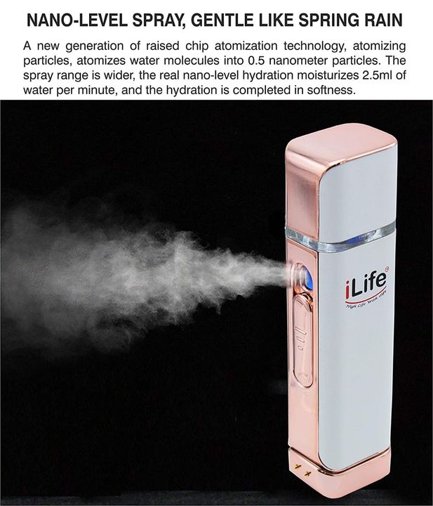 Nano Handy Beauty Tools Cool Face Facial Mist Sprayer , Spray Device , Steam Moisture Mist uploaded by ILIFE RETAIL PRIVATE LIMITED on 9/1/2021