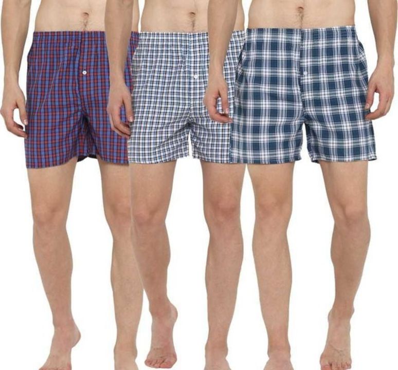*CCotton Blend Checkered Boxers (Buy 1 Get 2 Free) Vol-9*

*Details:*
Description: It has 3 Piece of uploaded by SN creations on 9/1/2021