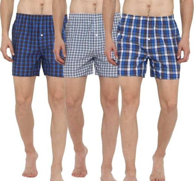 Product image of *CCotton Blend Checkered Boxers (Buy 1 Get 2 Free) Vol-9*

*Details:*
Description: It has 3 Piece of, price: Rs. 350, ID: ccotton-blend-checkered-boxers-buy-1-get-2-free-vol-9-details-description-it-has-3-piece-of-472271d5