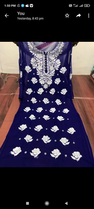 Post image I want 1 Pieces of muje ye kurta 350+$ jo b ho usme chaiye bilkul same agar apke pas esa es price me h pls comment.
Below is the sample image of what I want.