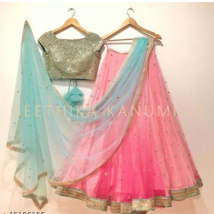 Post image I want 1 Pieces of Pink lehenga.
Below is the sample image of what I want.