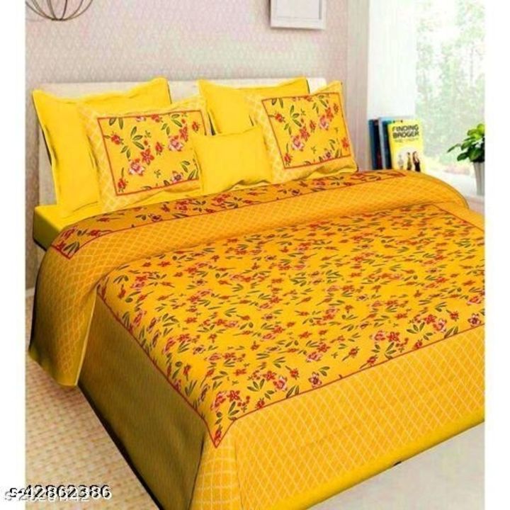 Queen size cotton bedsheets  uploaded by business on 9/1/2021