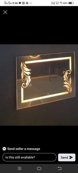 Led mirror tuch uploaded by Indian glass art & Aluminum on 9/1/2021