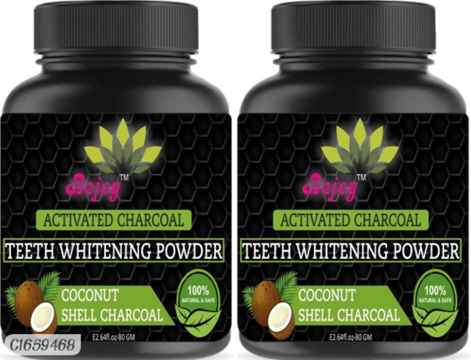 Bejoy Activated Charcoal Teeth Whitening Powder 80 gm (Pack Of 1, 2, 3, 4 & 5) uploaded by business on 9/1/2021