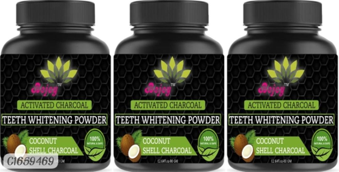 Bejoy Activated Charcoal Teeth Whitening Powder 80 gm (Pack Of 1, 2, 3, 4 & 5) uploaded by business on 9/1/2021