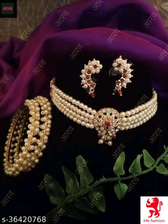 Moti necklace set uploaded by business on 9/1/2021