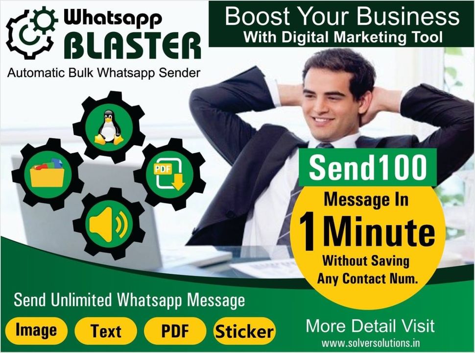 WhatsApp Blaster  uploaded by business on 9/2/2021