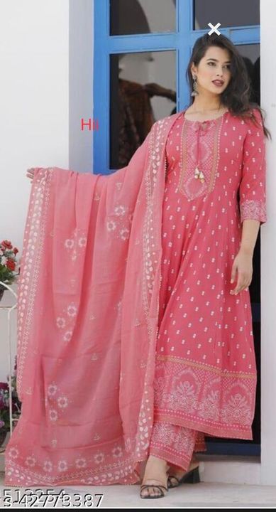 Alisha Attractive Women Dupatta sets uploaded by business on 9/2/2021