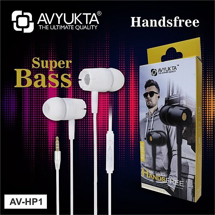 Avyukta universal Handsfree super bass Handsfree (hp1) uploaded by Sargam Mobile on 9/4/2020