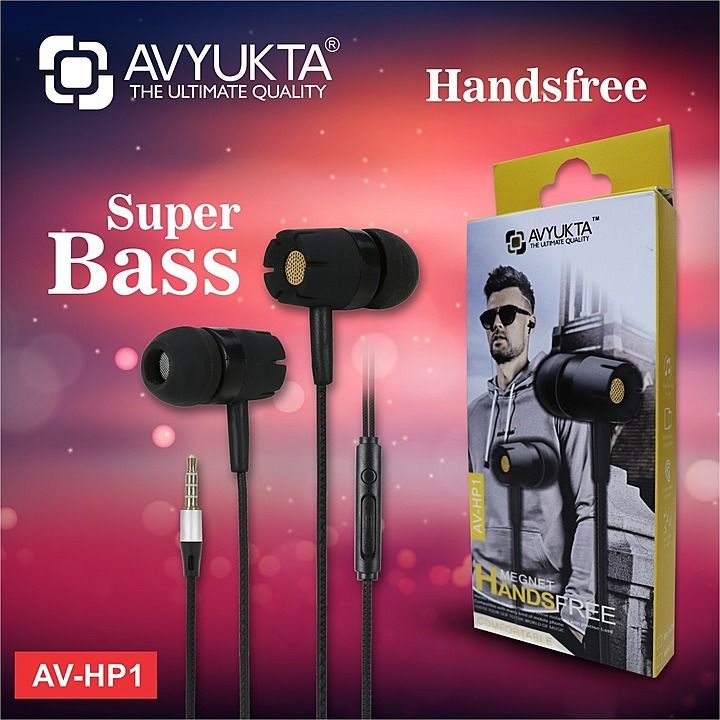Avyukta universal Handsfree super bass Handsfree (hp1) uploaded by Sargam Mobile on 9/4/2020
