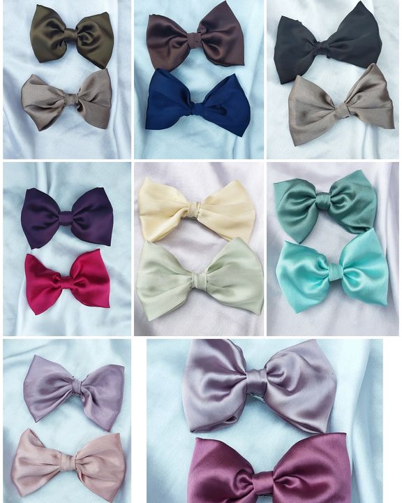 Bow hair clips uploaded by Hastkari closets and accessories on 9/2/2021
