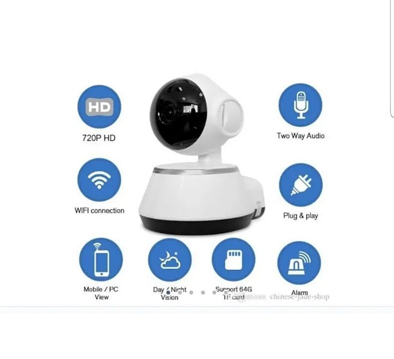 Wifi robotic camera with motion detection alarm uploaded by Gem computer and security  on 9/5/2020