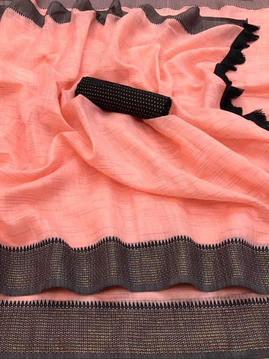 Cotton saree  uploaded by Vahanvati textile on 9/2/2021