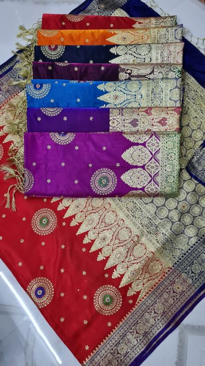 Semi silk saree uploaded by business on 9/2/2021