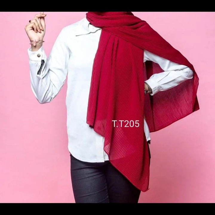 Pleated hijab uploaded by business on 9/2/2021