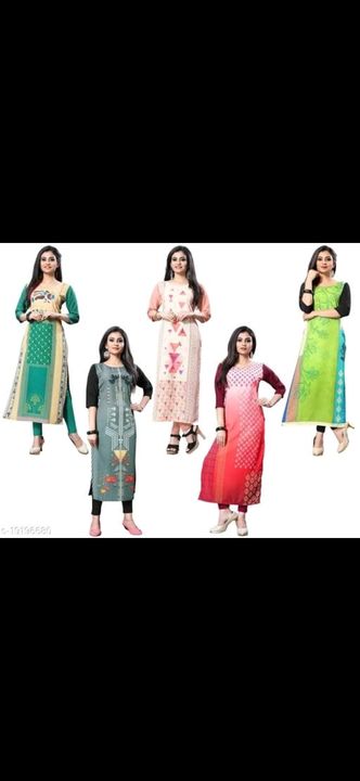 Post image *Charvi Sensational Kurtis*Fabric: CrepeSleeve Length: Three-Quarter SleevesPattern: Printed,ColorblockedCombo of: Combo of 5Sizes:S (Bust Size: 36 in, Size Length: 42 in) M (Bust Size: 38 in, Size Length: 42 in) L (Bust Size: 40 in, Size Length: 42 in) XL (Bust Size: 42 in, Size Length: 42 in) XXL (Bust Size: 44 in, Size Length: 42 in) 
*900 free shipping*free cash on delivery
limited combo offer price🥳🥳🥳🥳🥳🥳🥳🥳🥳🥰🥰🥰🥰🥰🥰🥰🥰🥰
