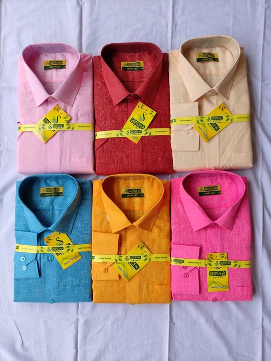 S Brindha - Linen Shirts uploaded by S Brindha Garments on 9/3/2021