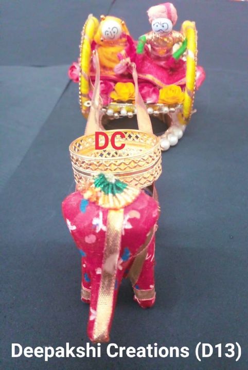 Puppet Elephant Cart T-light Holder uploaded by Deepakshi Creations on 9/3/2021