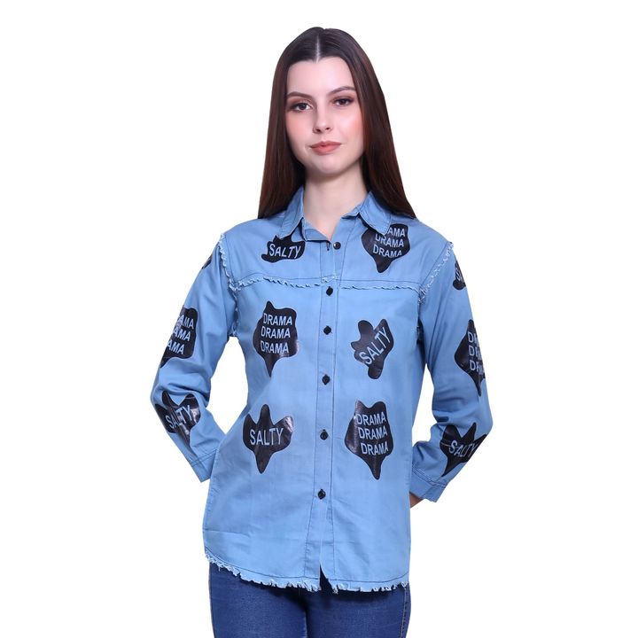 Women's denim shirts  uploaded by business on 9/3/2021