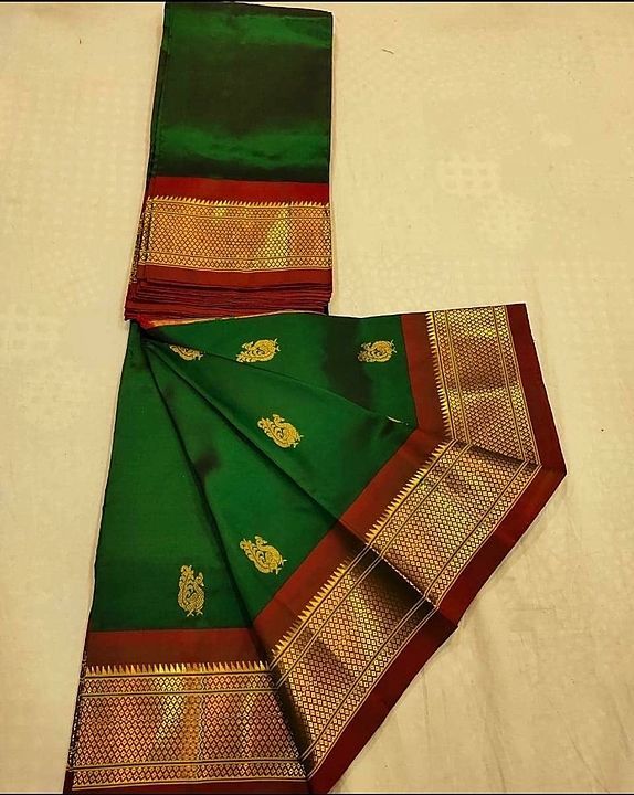Maharani silk paithani uploaded by Yeola paithani creation on 9/5/2020