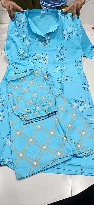 Kurti printed with Plazo  uploaded by business on 9/5/2020