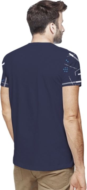 TRIPR Printed Men Round Neck Dark Blue T-Shirt at retail price @₹191 uploaded by business on 9/3/2021