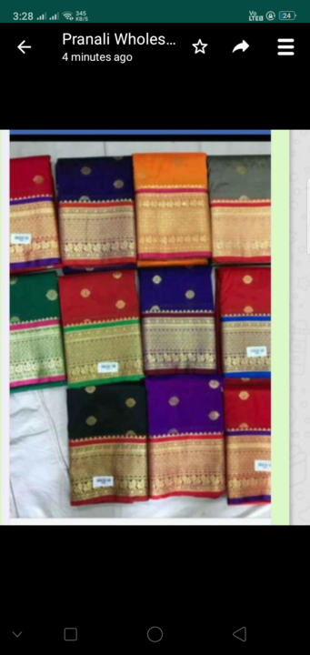 Post image I want 2 Pieces of Urgent requirement red and black paithani same pattern 
Contact number 7977760034.
Below is the sample image of what I want.