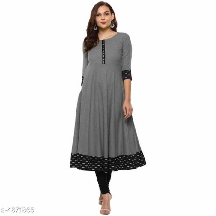 Cotton Blend Printed Kurti uploaded by business on 9/3/2021