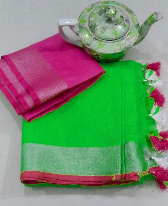 Post image I am derek Manufacturing of cotton salad saree running blouse pcs best quality more information contact my whatsApp no📞 7277489611