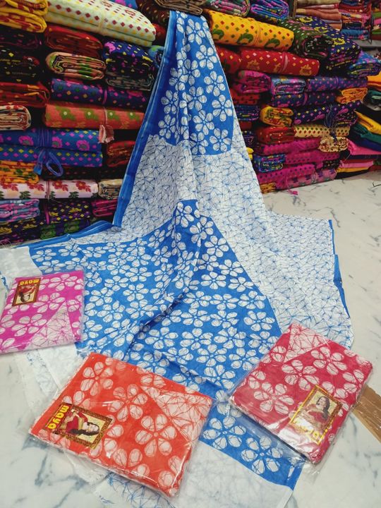 Mol mol cotton saree  uploaded by business on 9/3/2021