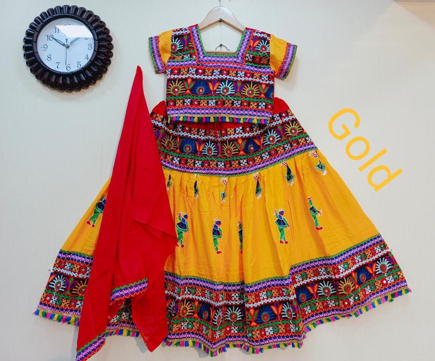 Post image I want 1 Pieces of Kids lehnga.
Below is the sample image of what I want.