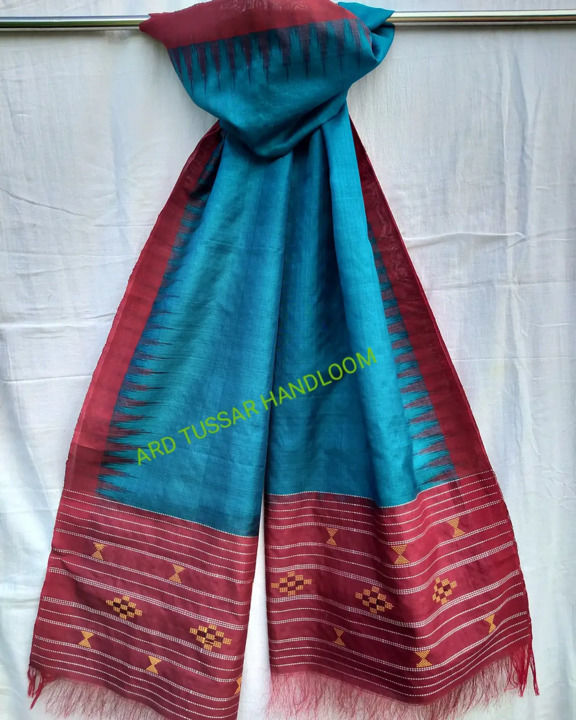 Tussar silk duppata  uploaded by business on 9/4/2021